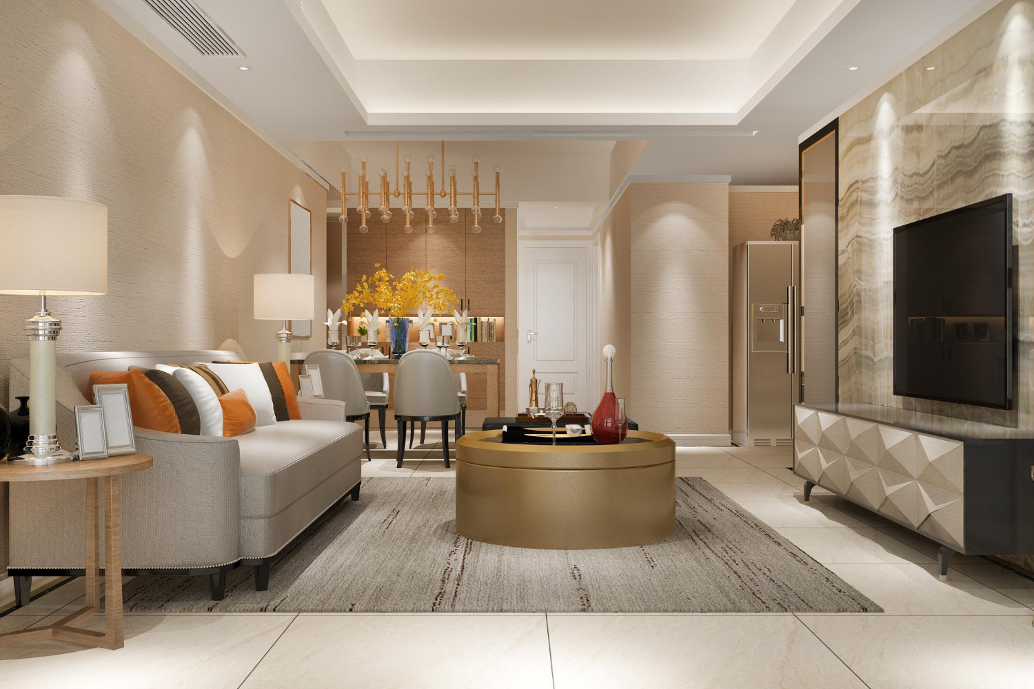 Interior architectural presentation