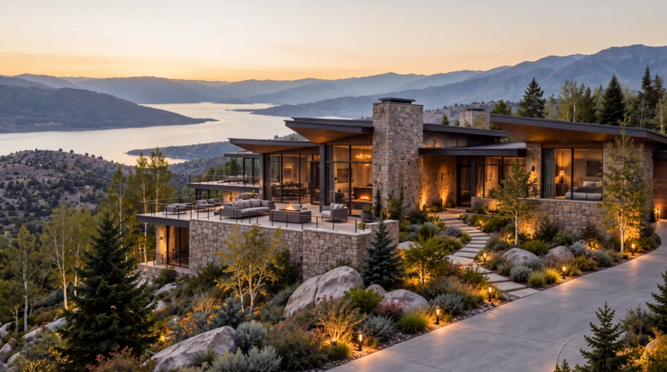 Stone Ledge Residence — Exterior concept study