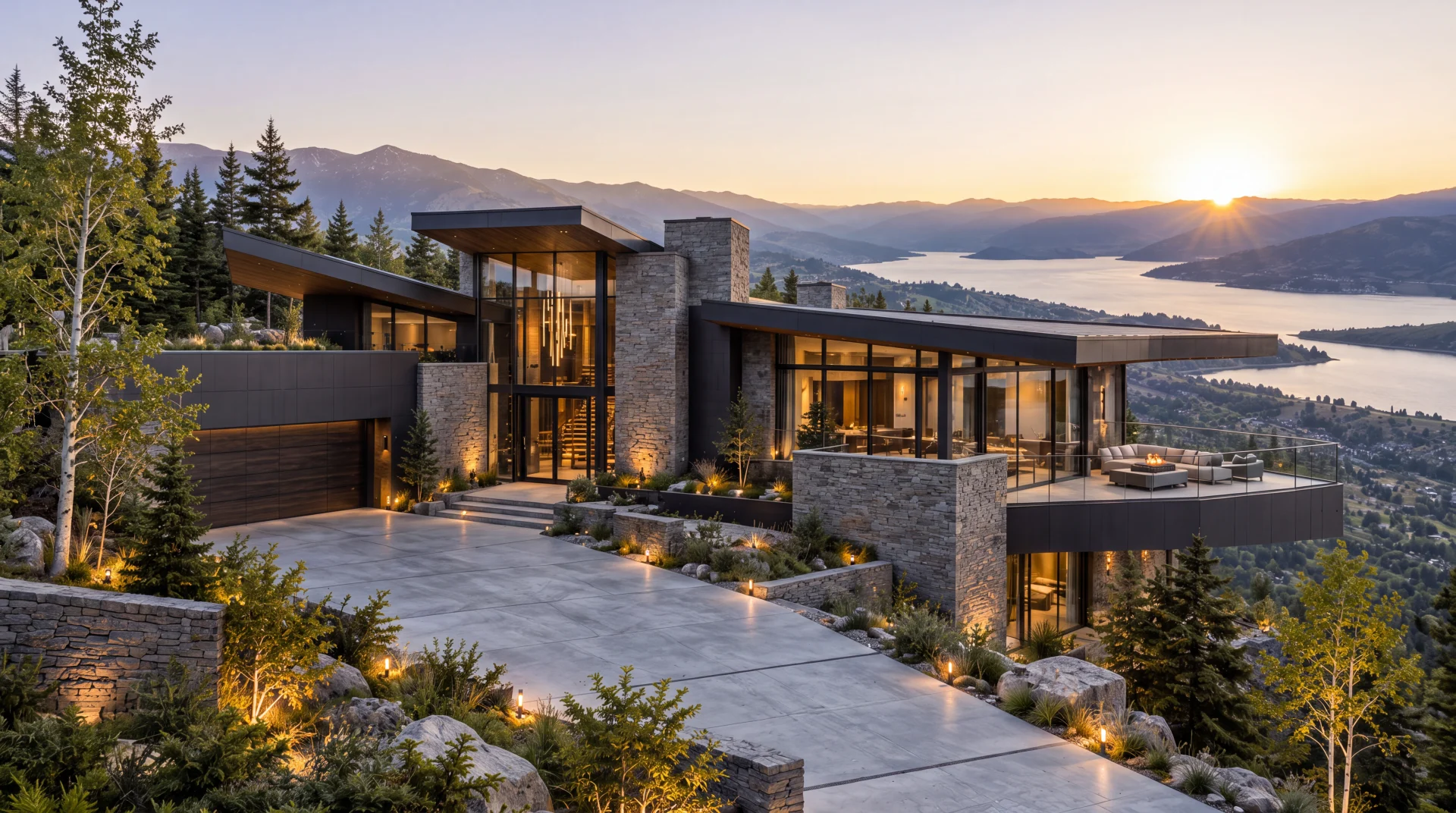 Ridge Court Residence — Exterior concept study