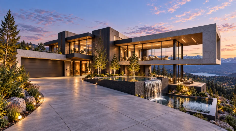 Frame Ridge Residence — Exterior concept study