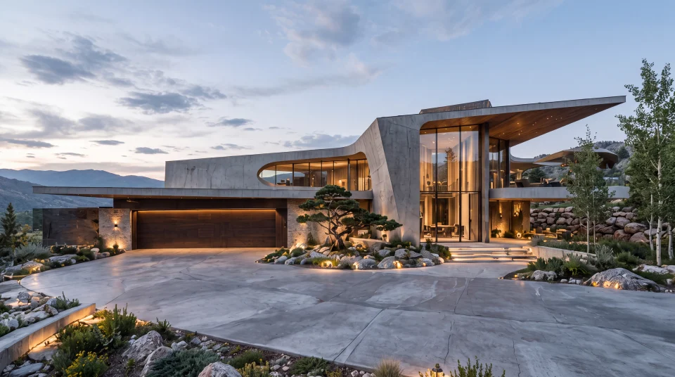 Arc Court Residence — Exterior concept study